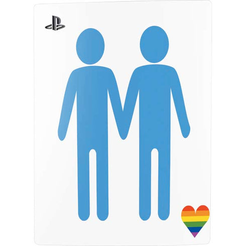 Blue Pride PS5 Digital Edition Console Skin